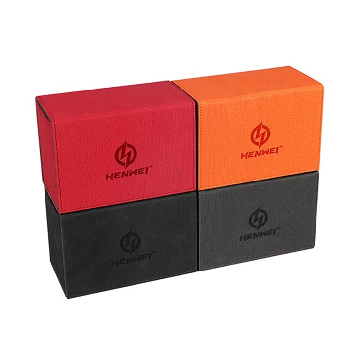 Collectible Leather Playing Card Box