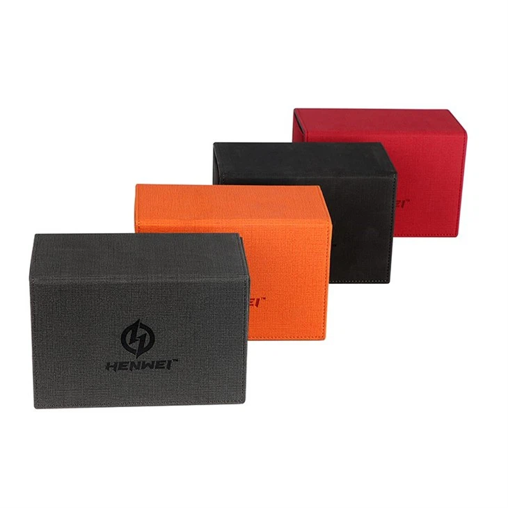 Collectible Leather Playing Card Box